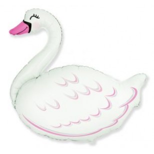 Elegant Swan Supershape Balloon